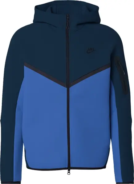 Толстовка Nike TECH FULL-ZIP WINDRUNNER HOODIE темно-бирюзово-синяя HV0949-438