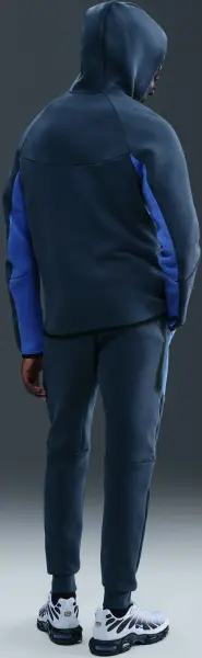 Толстовка Nike TECH FULL-ZIP WINDRUNNER HOODIE темно-бирюзово-синяя HV0949-438