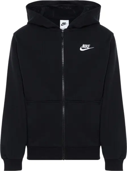 Толстовка подростковая Nike CLUB FLEECE FRENCH TERRY черная FD3017-010