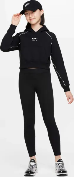 Худі підліткове Nike AIR FRENCH TERRY CROP чорне DQ8932-010