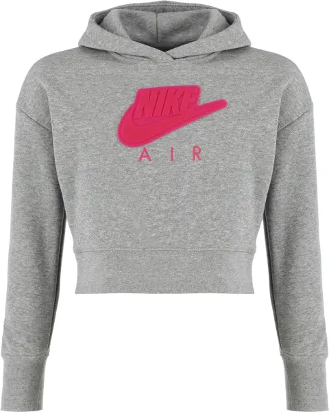 Худи подростковое Nike SPORTSWEAR CLUB FLEECE серо-розовое DA1173-091