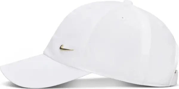 Бейсболка підліткова Nike DRI-FIT CLUB UNSTRUCTURED METAL SWOOSH біло-золота FB5064-101