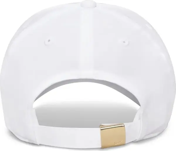 Бейсболка підліткова Nike DRI-FIT CLUB UNSTRUCTURED METAL SWOOSH біло-золота FB5064-101