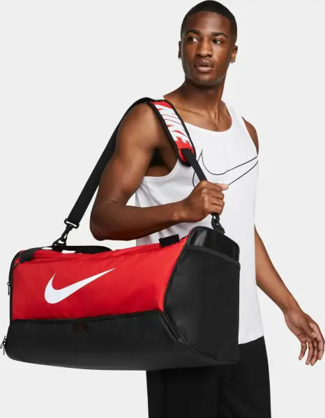 Сумка спортивна Nike BRASILIA 9.5 TRAINING DUFFEL BAG M 60L червона DH7710-657