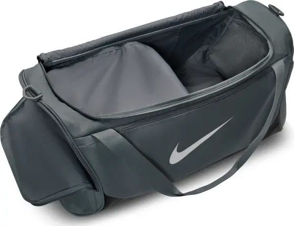 Сумка спортивна Nike BRASILIA TRAINING DUFFEL MEDIUM 60L сіра IB4392-084