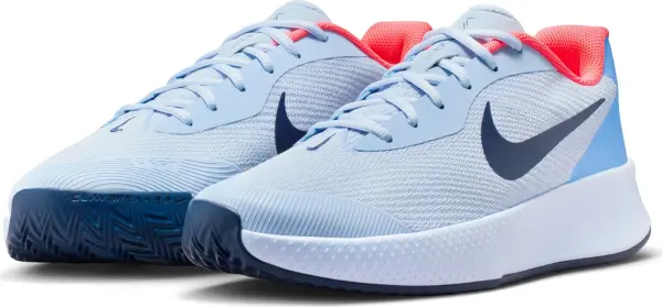 Кросівки тенісні Nike VAPOR LITE 3 CLAY блакитно-червоні HQ5292-402