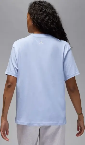 Футболка женская Nike JORDAN BROOKLYN голубая HV0445-057