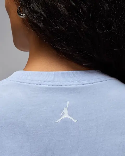 Футболка женская Nike JORDAN BROOKLYN голубая HV0445-057