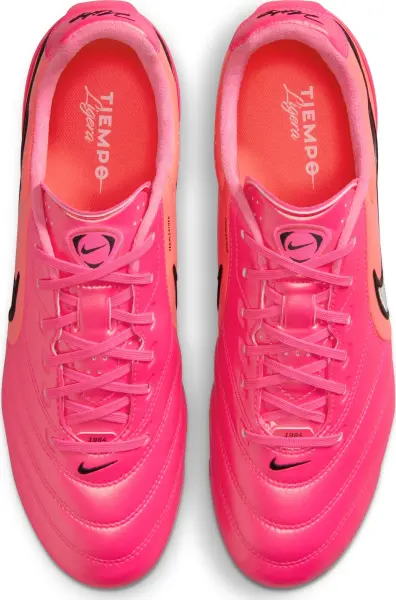 Бутси Nike TIEMPO LIGERA PRO FG рожево-червоні IO4400-901
