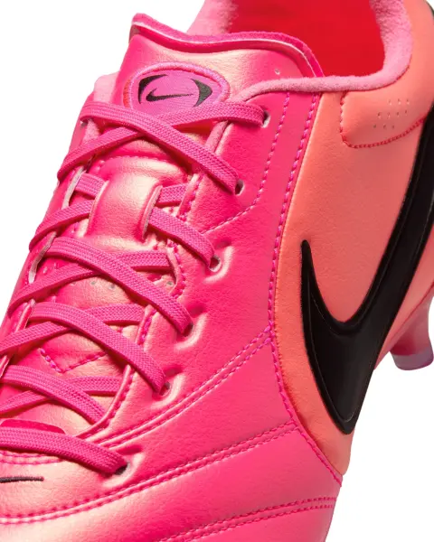 Бутси Nike TIEMPO LIGERA PRO FG рожево-червоні IO4400-901