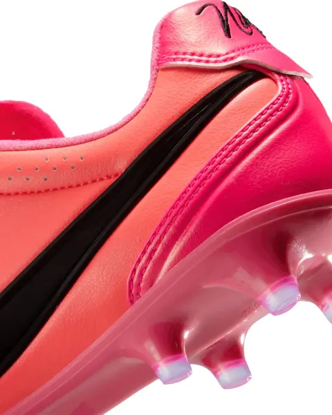 Бутси Nike TIEMPO LIGERA PRO FG рожево-червоні IO4400-901