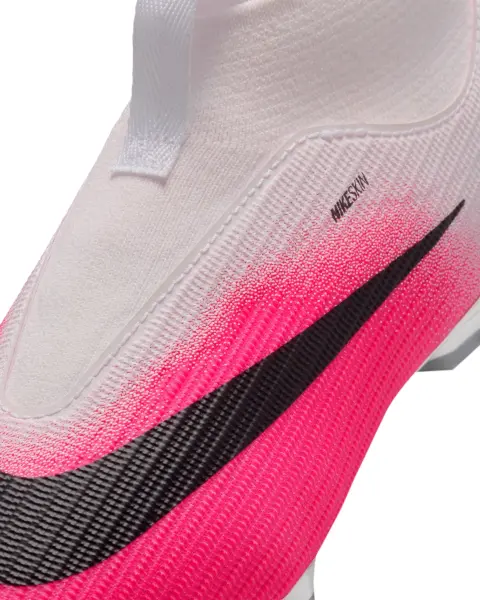 Бутсы детские Nike JR SUPERFLY 11 ACADEMY FG/MG бело-розовые IO8229-900