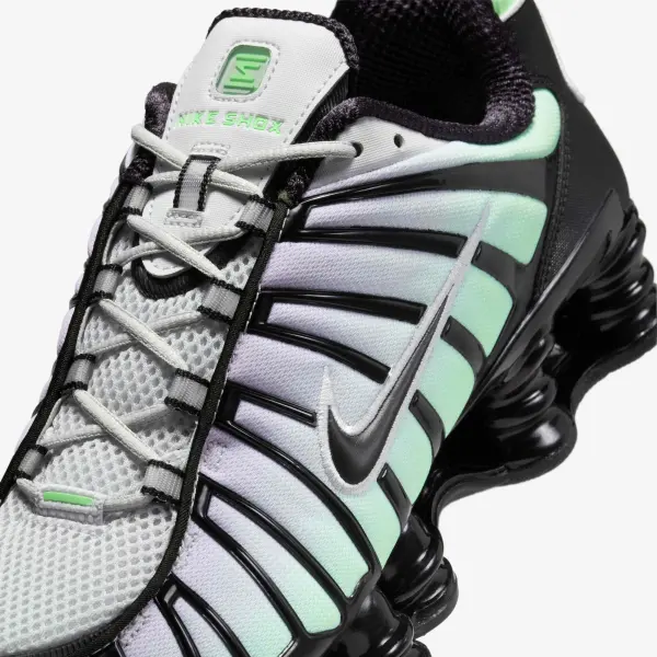 Кросівки Nike SHOX TL салатово-біло-чорні AV3595-300