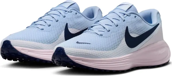 Кросівки бігові жіночі Nike REVOLUTION 8 блакитно-біло-світло-рожеві HJ8485-400