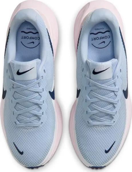 Кросівки бігові жіночі Nike REVOLUTION 8 блакитно-біло-світло-рожеві HJ8485-400