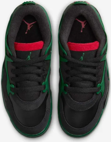 Кроссовки подростковые Nike AIR JORDAN 4 RM (GS) черно-зелено-красные FQ7938-003