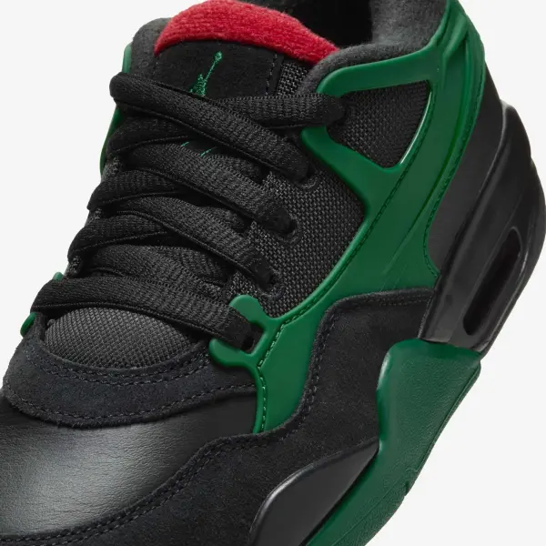 Кроссовки подростковые Nike AIR JORDAN 4 RM (GS) черно-зелено-красные FQ7938-003
