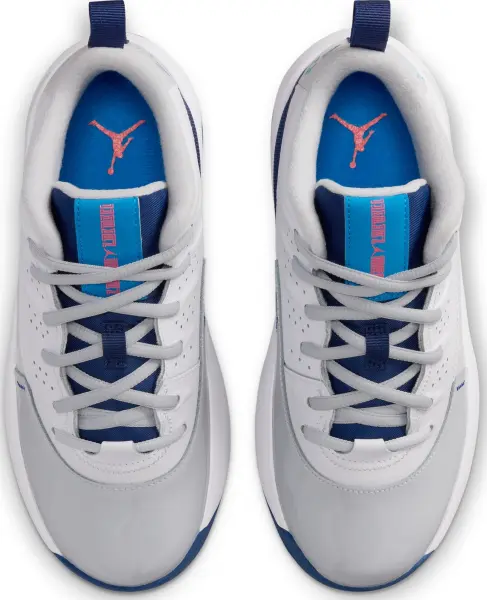 Кросівки підліткові Nike JORDAN MAX AURA 7 (GS) біло-світло-сіро-темно-сині HQ2089-101