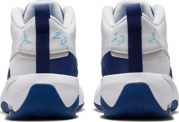 Кросівки підліткові Nike JORDAN MAX AURA 7 (GS) біло-світло-сіро-темно-сині HQ2089-101