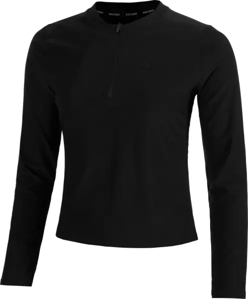 Реглан для тенісу жіночий Nike COURT ADVANTAGE DRI-FIT MID LAYER чорний FZ6737-010