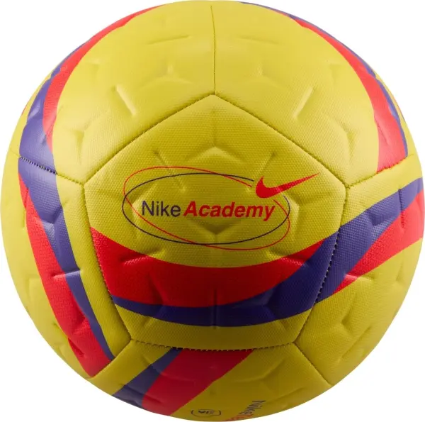 Футбольний м'яч Nike ACADEMY жовто-червоно-фіолетовий Розмір 3 HV4387-710