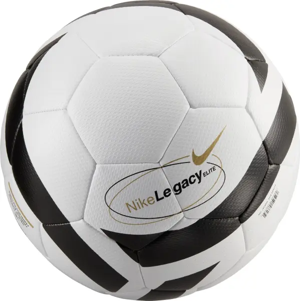 Футбольний м'яч Nike LEGACY ELITE біло-чорно-золотий Розмір 5 HV6367-100