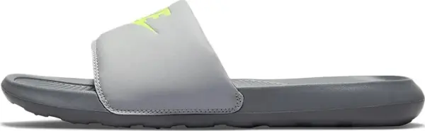 Шльопанці Nike VICTORI ONE SLIDE сіро-лаймові CN9675-011