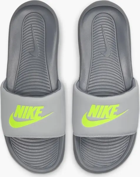 Шльопанці Nike VICTORI ONE SLIDE сіро-лаймові CN9675-011