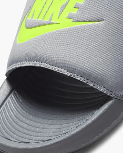 Шльопанці Nike VICTORI ONE SLIDE сіро-лаймові CN9675-011