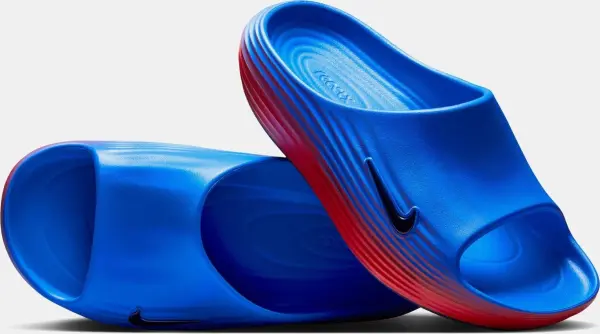 Шльопанці жіночі Nike REACTX REJUVEN8 синьо-червоні HV4484-604