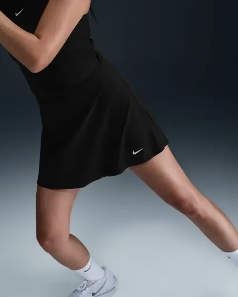 Спідниця для тенісу жіноча Nike VICTORY DRI-FIT FLOUNCY чорна FD6528-010