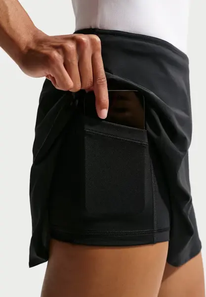 Спідниця для тенісу жіноча Nike VICTORY DRI-FIT FLOUNCY чорна FD6528-010