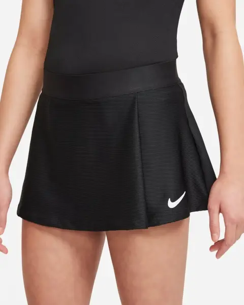 Юбка для тенниса подростковая Nike COURT DRI-FIT VICTORY черная CV7575-010