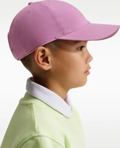 Бейсболка підліткова Nike DRI-FIT CLUB UNSTRUCTURED METAL SWOOSH рожева FB5064-503