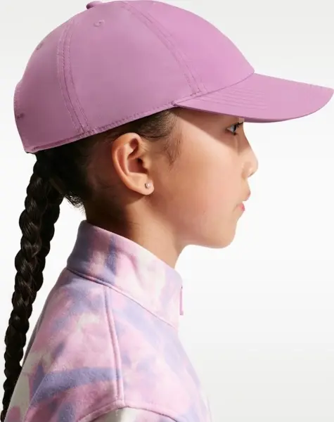 Бейсболка підліткова Nike DRI-FIT CLUB UNSTRUCTURED METAL SWOOSH рожева FB5064-503