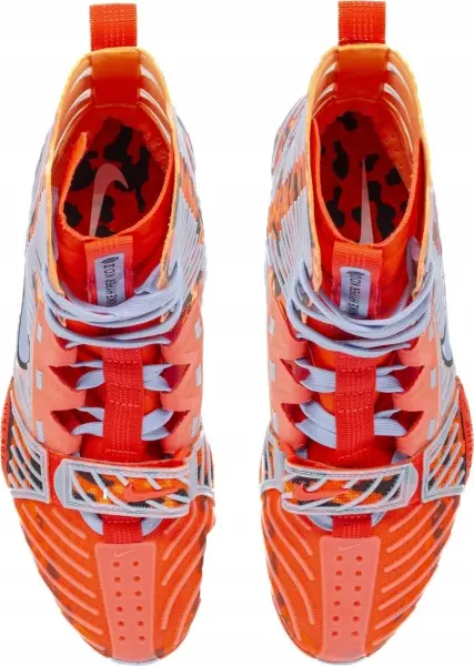 Боксерки Nike HYPERKO 3 SE оранжево-сірі IQ3471-600