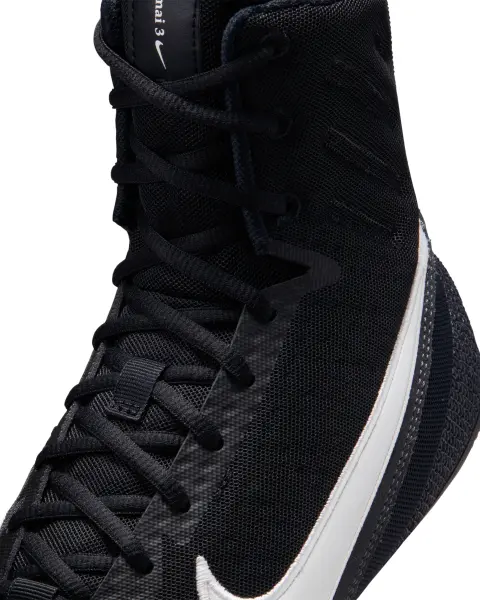 Боксерки Nike MACHOMAI 3 чорно-білі HF7333-001