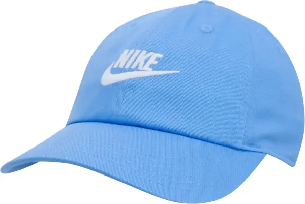 Кепка підліткова Nike CLUB UNSTRUCTURED FUTURA WASH блакитна FB5063-412