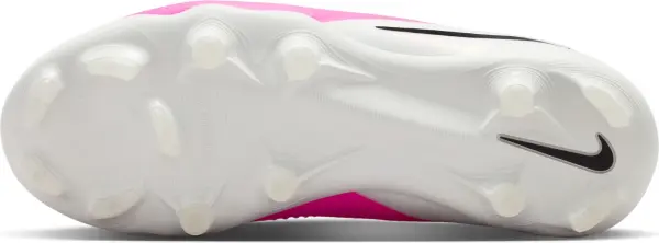 Бутсы детские Nike JR PHANTOM 6 LOW PRO FG/MG бело-розовые IH1792-901