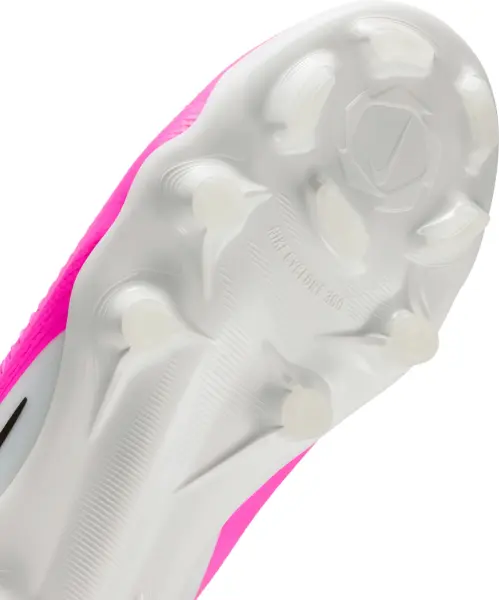 Бутсы детские Nike JR PHANTOM 6 LOW PRO FG/MG бело-розовые IH1792-901