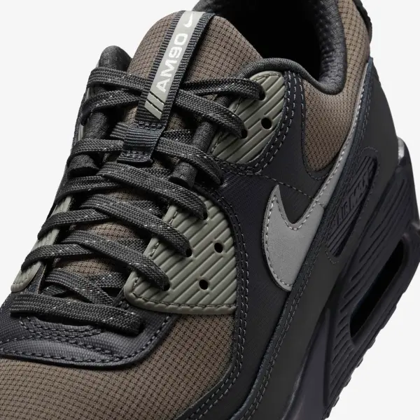 Кроссовки Nike AIR MAX 90 черно-оливково-зеленые IQ0291-060