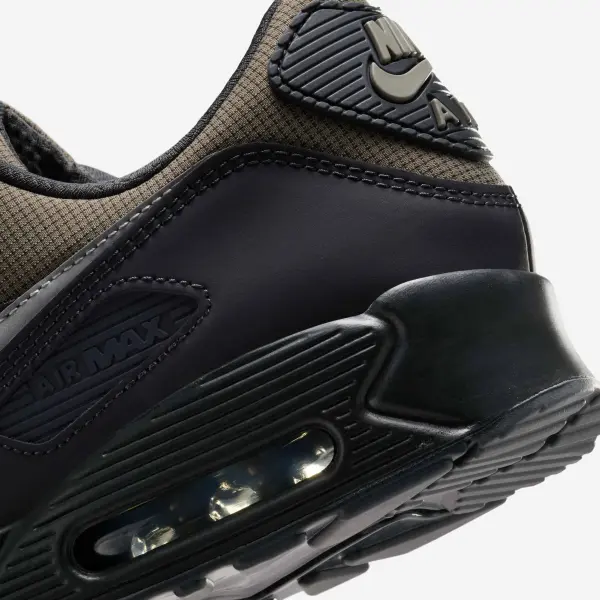 Кроссовки Nike AIR MAX 90 черно-оливково-зеленые IQ0291-060