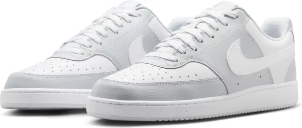 Кроссовки Nike COURT VISION LOW светло-серо-белые HM9862-002