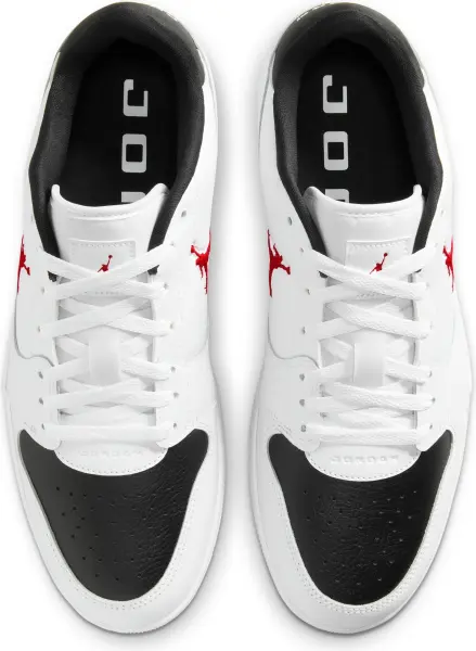Кросівки Nike JORDAN COURT CONNECT LOW біло-чорно-червоні IQ5698-101