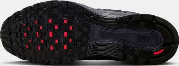 Кроссовки Nike P-6000 SE темно-серо-черно-красные IQ6590-001
