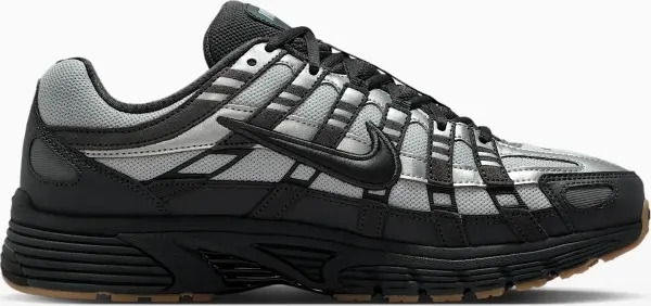 Кроссовки Nike P-6000 серебряно-черно-лаймовые IQ0577-025
