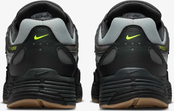 Кроссовки Nike P-6000 серебряно-черно-лаймовые IQ0577-025