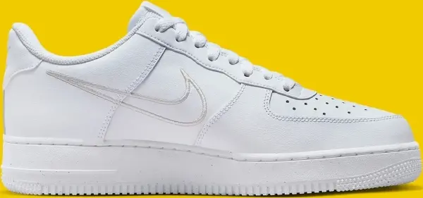 Кроссовки Nike AIR FORCE 1 '07 бело-желтые DX2650-100