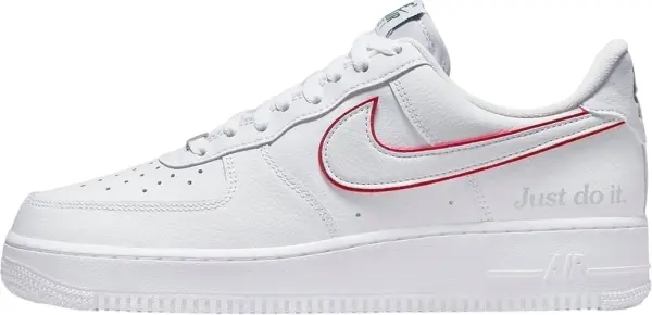 Кроссовки Nike AIR FORCE 1 LOW бело-красные DQ0791-100
