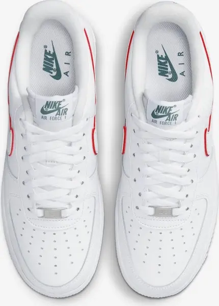 Кроссовки Nike AIR FORCE 1 LOW бело-красные DQ0791-100